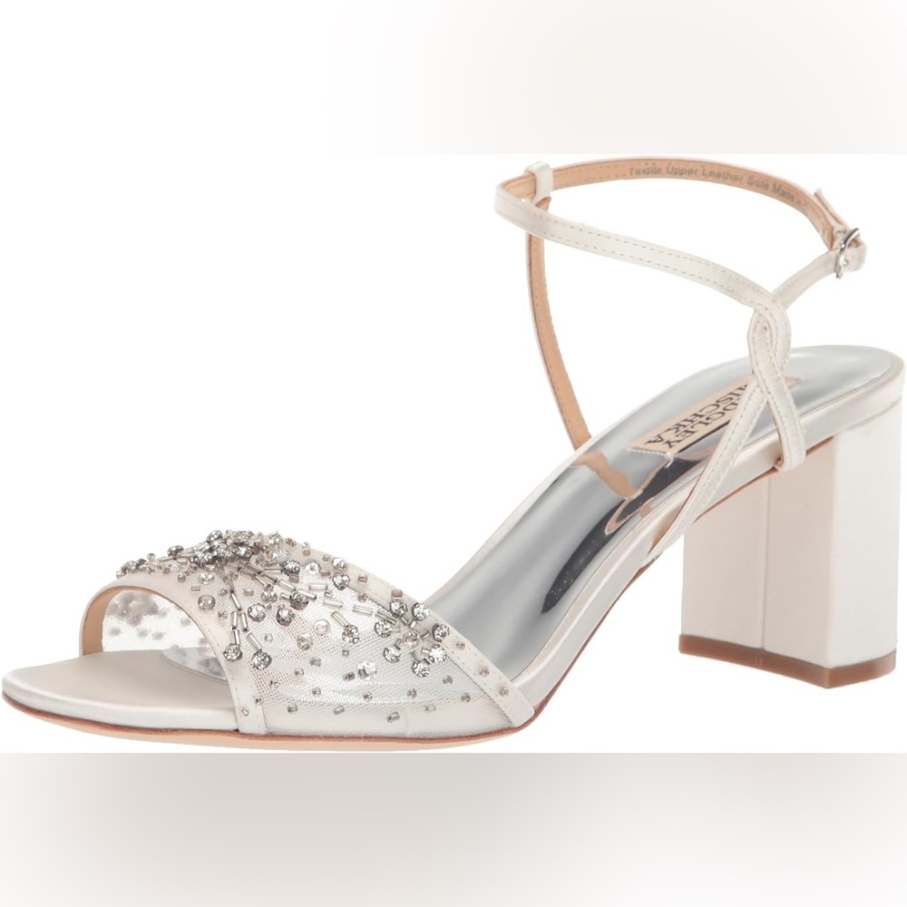 NWOT Badgley Mischka Women's Blaine Block Heel Sandal Heeled 8.5